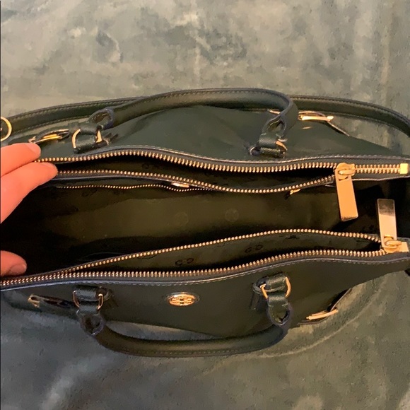 Tory Burch Bags Tory Burch Green Laptop Bag Poshmark